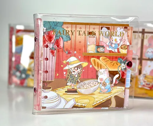 Vista 5 de Cuaderno de bolsillo kawaii, diario en espiral kawaii, bloc de notas en espiral pequeño, lindo cuaderno de papel de calidad premium, 160 páginas