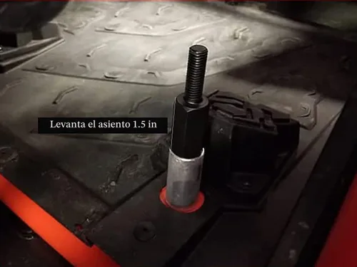 Vista 2 de Elevador de asiento Maverick X3 de 4 piezas con 4 espaciadores adicionales