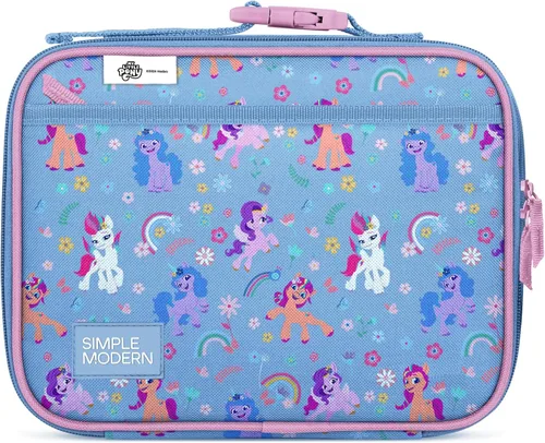 Vista 44 de Simple Modern Fiambrera para niños y bolsa de almuerzo aislada para la Campos de unicornio