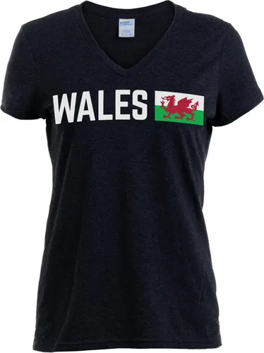Vista 8 de Nations of the World - Camiseta con cuello en V para mujer