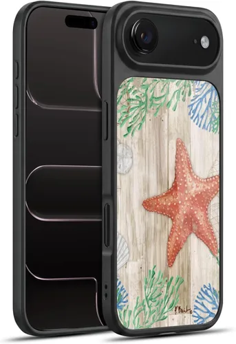 Vista 44 de Head Case Designs Officially Licensed Paul Brent Agate Mermaid Coastal Gel Armor Case [Military Grade Drop Protection] Compatible with Apple iPhone
