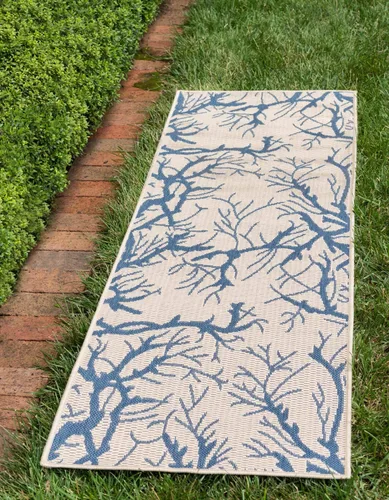 Vista 32 de Unique Loom - Alfombra de centro Café/Beige