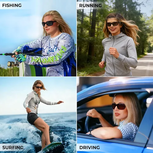 Vista 7 de KastKing Atlanta - Anteojos de sol deportivos polarizados para hombres y mujeres, ideales para conducir pesca, ciclismo y correr, protección UV