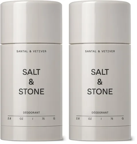 Vista 12 de Salt & Stone Aluminum-Free Deodorant, Women & Men Bergamot & Hinoki 2.6 oz Protección extra fuerte de 48 horas, aroma neutro de género, fabricado