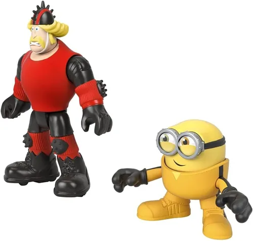 Vista 4 de Imaginext Fisher-Price - Personajes coleccionables inspirados en Minions The Rise of Gru - Figuras de Bob y Svengence