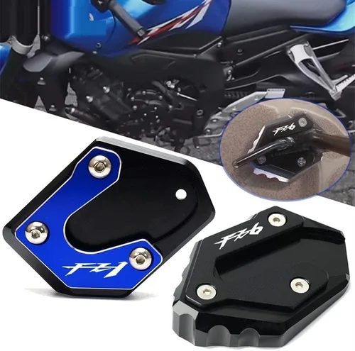 Vista 2 de SCUUBE Para Yamaha FZ-1 FZ1 2006-2015 FZ6 FZ6R FZ6S 2004-2009 Soporte lateral de motocicleta Placa de soporte Soporte CNC Placa de soporte Extensión