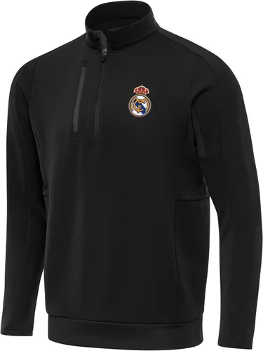 Vista 4 de Real Madrid Generation - Sudadera con cremallera de un cuarto, para hombre Blanco/Plateado