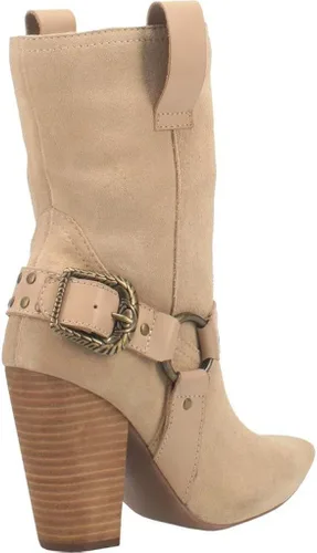 Vista 6 de Dingo Womens Dancin Queen Snip Toe Casual Boots Mid Calf High Heel 3" & Up - Brown