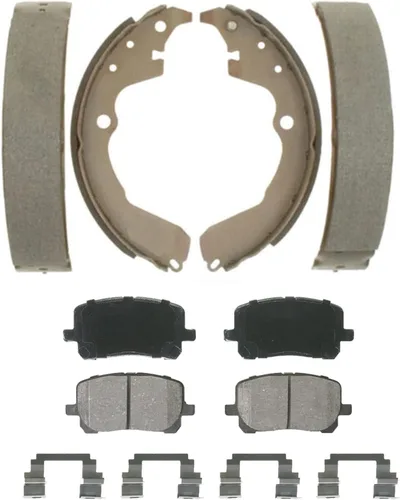 Vista 107 de Detroit Axle - Pastillas de freno traseras para Toyota Prius 2012-2015 Prius Plug-In 2017-2018 Corolla iM 2016 Sion iM 2011-2017 Lexus CT200h
