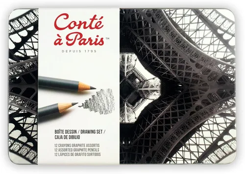 Vista 7 de Conté à Paris Juego de lápices de dibujo de 6