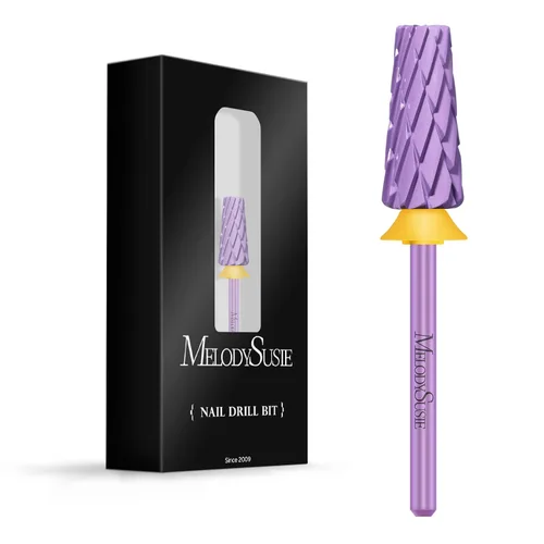 Vista 19 de MelodySusie Super Cut Edition Brocas para Uñas 5 en 1, Brocas Multifunción de Carburo de Tungsteno de 3/32'', Adecuadas para Manicura Pedicura