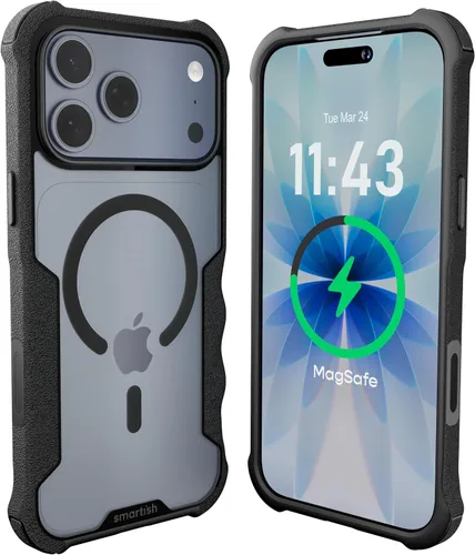 Vista 56 de Smartish Funda para iPhone 12 Pro Max Armor - Gripzilla [resistente + protectora] Funda de agarre delgada y resistente - Black Tie Affair