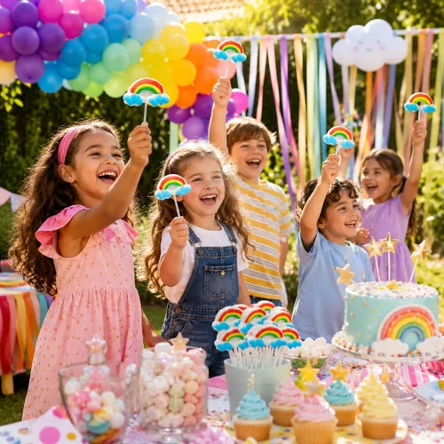 Vista 4 de 12 unidades de caramelos con forma de arco iris, ideales para rellenos de bolsas de golosinas, envueltos individualmente (paquete de 12)