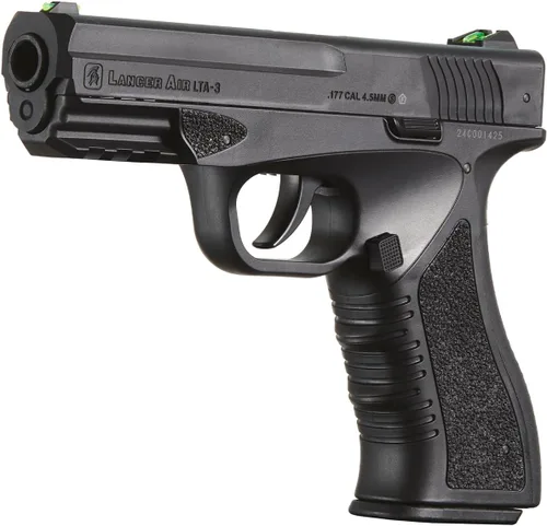 Vista 3 de Lancer Air Pistiol CO2 Half-Blowback 0.177 in Airgun Paquete completo (LTA-3B)