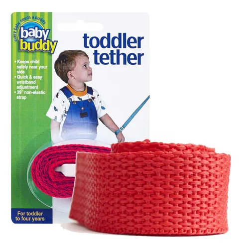 Vista 8 de Arnés con correa de seguridad para niños pequeños de Baby Buddy, con correa de sujeción, Total 1, Negro