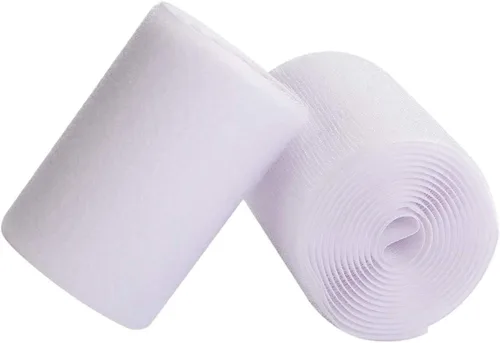 Vista 12 de Cinta de tela de nailon para coser de 1 pulgada de ancho x 32.8 ft de largo, color negro