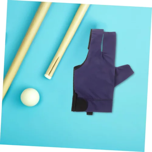 Vista 7 de Yardwe Guante de billar para mano izquierda, transpirable, dedos deslizantes, guantes de piscina, ajuste cómodo para control de precisión, pantalla