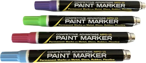 Vista 13 de Marcador de pintura esmaltada de ventaja competitiva MPD Permanente Impermeable Resistente a los rayos UV