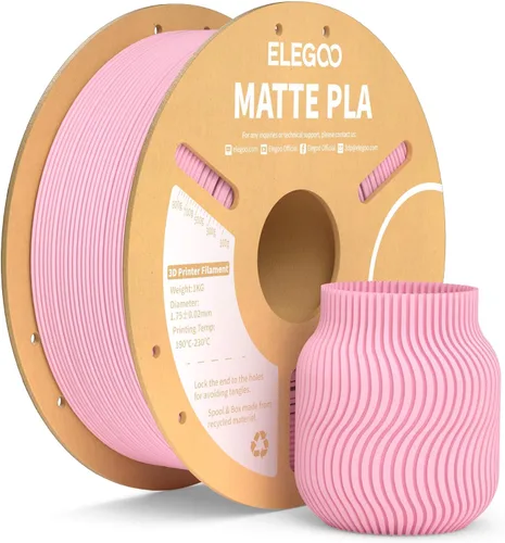 Vista 8 de ELEGOO Paquete de filamento de impresora 3D PLA mate 22 lbs 0.07 in