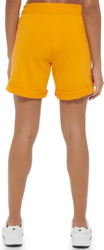 Vista 3 de Tommy Hilfiger Pantalón corto de rizo francés cómodo con cordón en la cintura para mujer