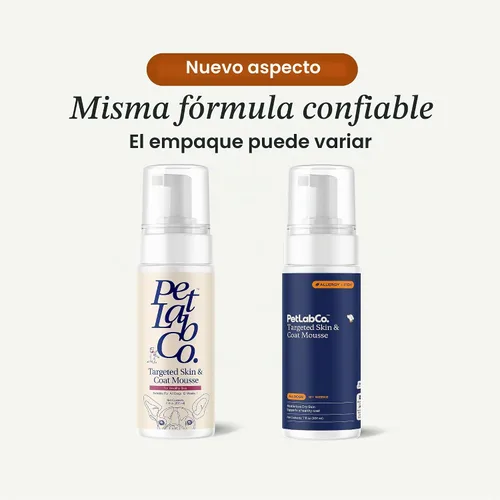 Vista 2 de PetLab Co. Skin & Coat Mousse para perros, humectante sin enjuague, 7 onzas líquidas