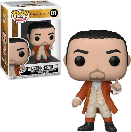 Vista 2 de POP Broadway: Hamilton - Alexander Hamilton Funko Pop! Figura de vinilo (paquete con funda protectora compatible con Pop Box), multicolor, 3.75