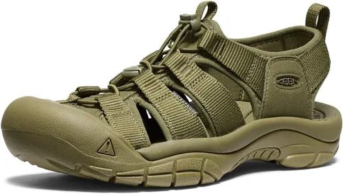 Vista 52 de KEEN Newport H2 Sandalias de punta cerrada para hombre Aleación/oro crema