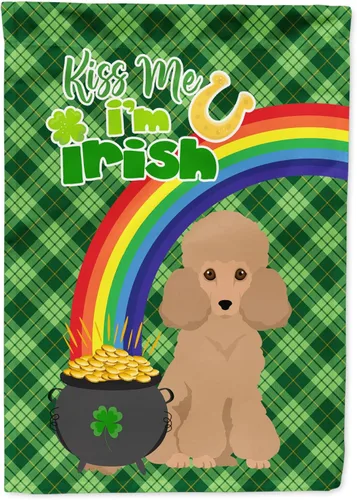 Vista 49 de Caroline's Treasures WDK4731GF - Bandera decorativa para jardín del día de San Patricio, color negro y tostado, Airedale Terrier, para jardín