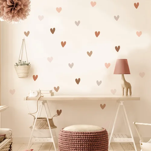 Vista 11 de Calcomanías de pared de lunares coloridos, pegatinas de pared de puntos de acuarela para niños, bebés, niñas, adolescentes y habitación de guardería