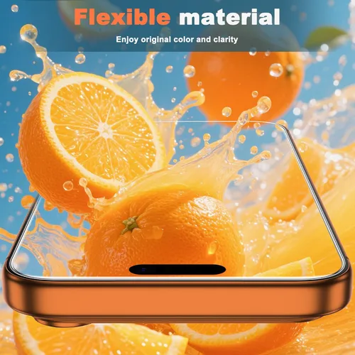 Vista 2 de LYWHL Paquete de 3 + 3 + 3 protectores de pantalla de cuerpo completo para iPhone 17 Pro Max [6.9 pulgadas] con protector de lente de cámara, HD