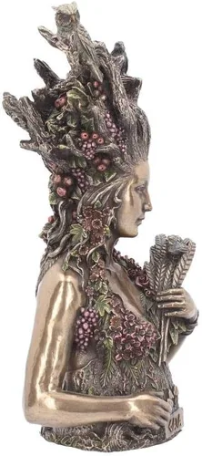 Vista 6 de Nemesis Now Gaia - Figura de busto (11.8 in), color bronce