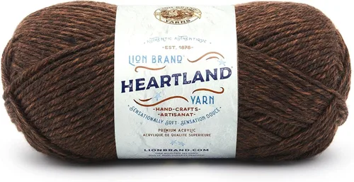 Vista 60 de Lion Brand Yarn Heartland Yarn, Hilo de Peso Medio para Tejer, Ganchillo y Manualidades, 1 Paquete, Great Smoky Mountains Grandes Montañas Humeantes