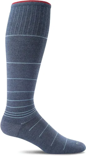 Vista 5 de Sockwell Calcetines de compresión graduada moderada para hombre Circulator Carbón sólido