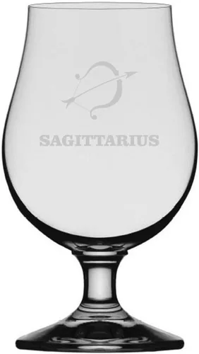 Vista 10 de Símbolo del zodiaco grabado multiusos 12.75oz Copa de vino Géminis