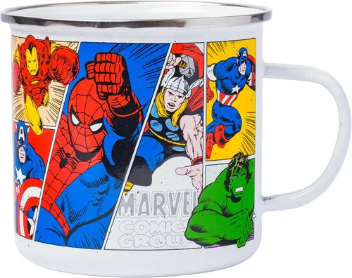 Vista 8 de Silver Buffalo Disney Jungle Cruise Explore Logo - Taza esmaltada para caravana, 21 onzas