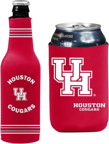 Vista 122 de College Team Color Logo Can & Bottle Holder Insulator Beverage Cooler Set