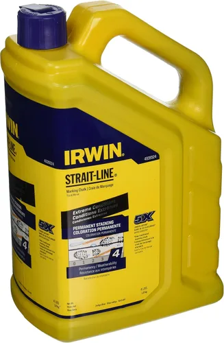 Vista 7 de IRWIN Tools STRAIT-LINE - Tiza de marcado permanente, rojo carmesí, 6 onzas (4935519)