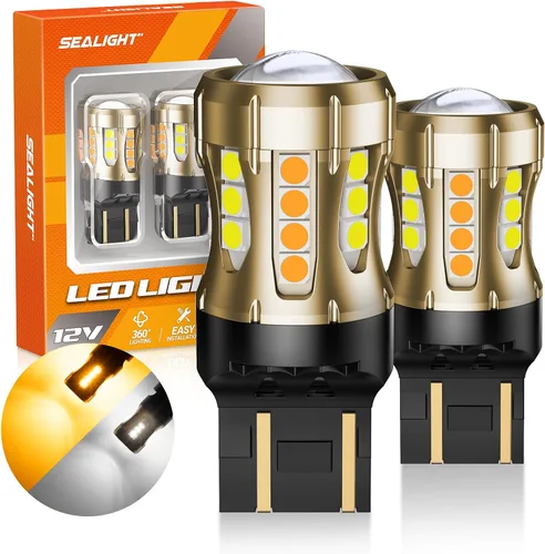 Vista 20 de SEALIGHT Bombilla LED 921 Luz de Reversa con Chips LED SMD 3030, 912 906 904 W16W T15 Bombilla LED 921 con Proyector de Reemplazo para Luces