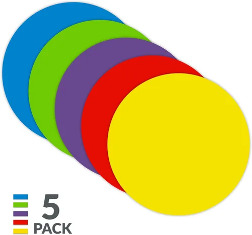 Vista 4 de Calcomanías de punto de borrado en seco, colores surtidos, 11 pulgadas, paquete de 5/(40520)