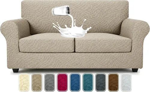 Vista 62 de YEMYHOM - Fundas elásticas para cojín individual, protector de sofá, silla, asiento, funda deslizante, funda suave de sofá, reemplazo, grande, a