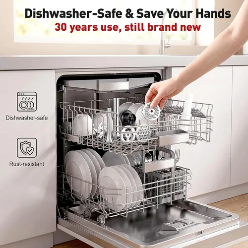 Vista 7 de COFUN Picadora de carne de acero inoxidable para mezclador KitchenAid Metal
