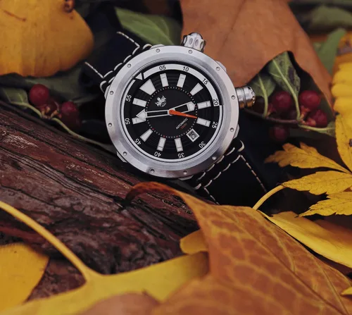 Vista 6 de PHOIBOS Vortex - Reloj de buceo automático antimagnético para hombre, 656.2 ft, resistente al agua, con orejetas ocultas y coronas dobles con bisel