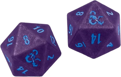 Vista 3 de Ultra PRO - Juego de 2 dados Underdark D20 para Phandelver y abajo: El obelisco destrozado para mazmorras y dragones, dados poliédricos