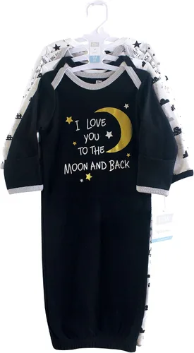 Vista 2 de Hudson Baby vestidos de algodón para bebés niñas