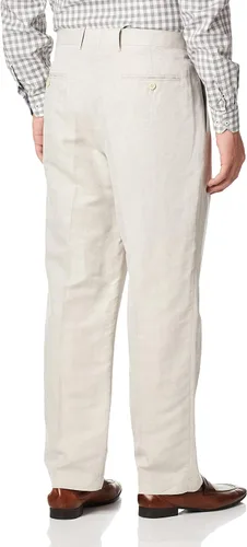 Vista 3 de Perry Ellis Men's Portfolio Essentials Linen Dress Pant, Modern Fit, Solid Twill, Lightweight (Waist Size 29-42)