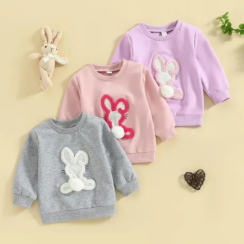 Vista 21 de Traje de San Valentín para bebé, niña, niño, traje de San Valentín, sudadera de manga larga con estampado de corazón