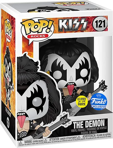Vista 4 de Funko POP! KISS: The Demon - Resplandor en la oscuridad Coleccionable - Exclusivo en Línea