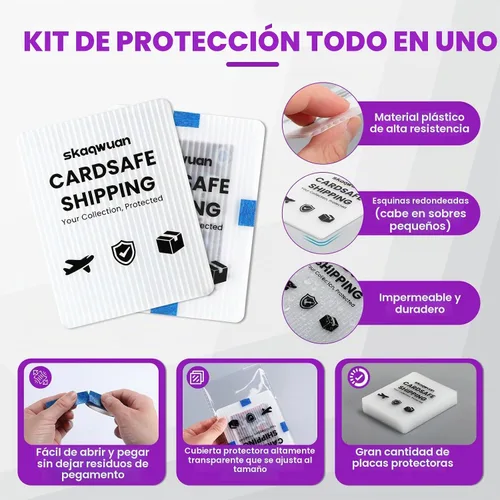 Vista 4 de Paquete de 200 suministros de envío de tarjetas coleccionables de 3.5 x 4.5 pulgadas, protectores de envío de tarjetas con fundas suaves y cinta