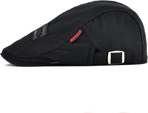 Vista 3 de VOBOOM - Gorra de taxista para hombre con mezcla de lana, gorra plana