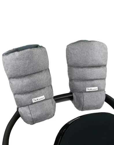 Vista 16 de 7AM Enfant Guantes Calentadores para Cochecito - Manoplas Anticongelantes para Cochecito para Manillares, Manguito Calentador de Manos Repelente al